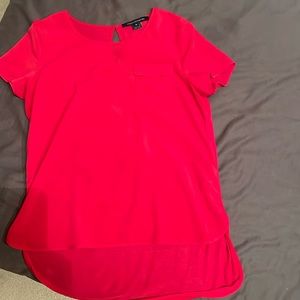 French Connection. Pink silk front, terry back. Size M.